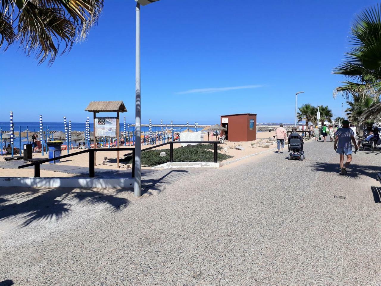 Abmar- Por-Do-Sol, Vista Mar, Remodelado, Wifi, 80Mt Praia Quarteira Exterior photo