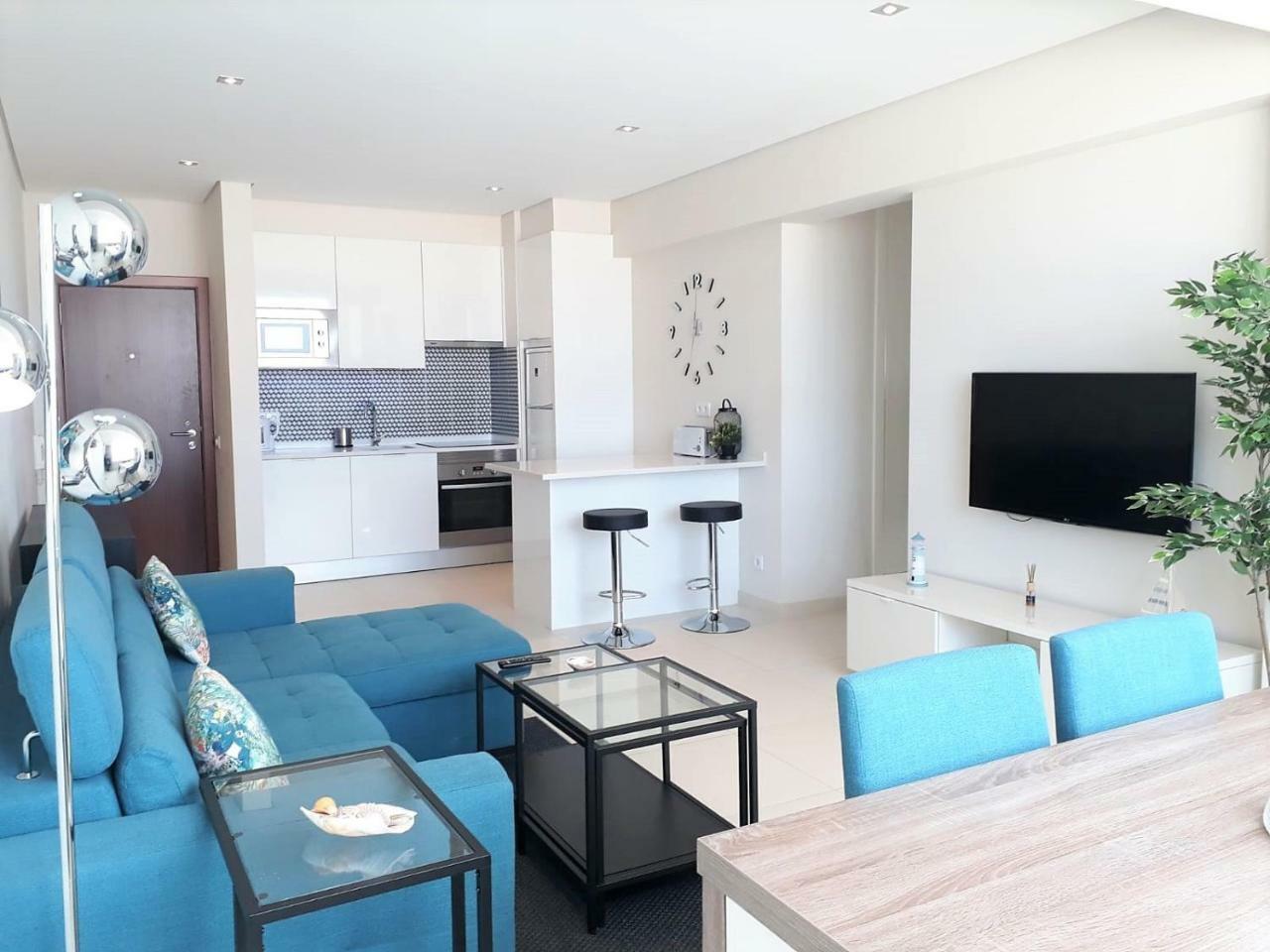 Abmar- Por-Do-Sol, Vista Mar, Remodelado, Wifi, 80Mt Praia Quarteira Exterior photo